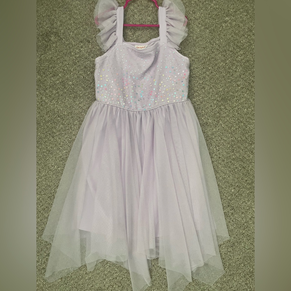 Cat and Jack girls pastel sequined dress